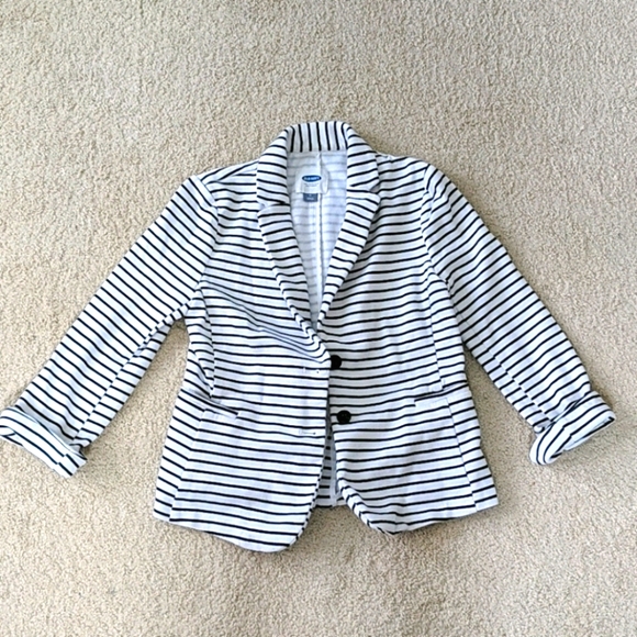Old Navy Jackets & Blazers - Old Navy stretchy b & w blazer
